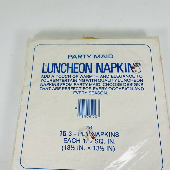 VTG American Greetings Napkins Parties Sure Are Fun Cartoon Lions NOS Pack Of 16 - Picture 3 of 4